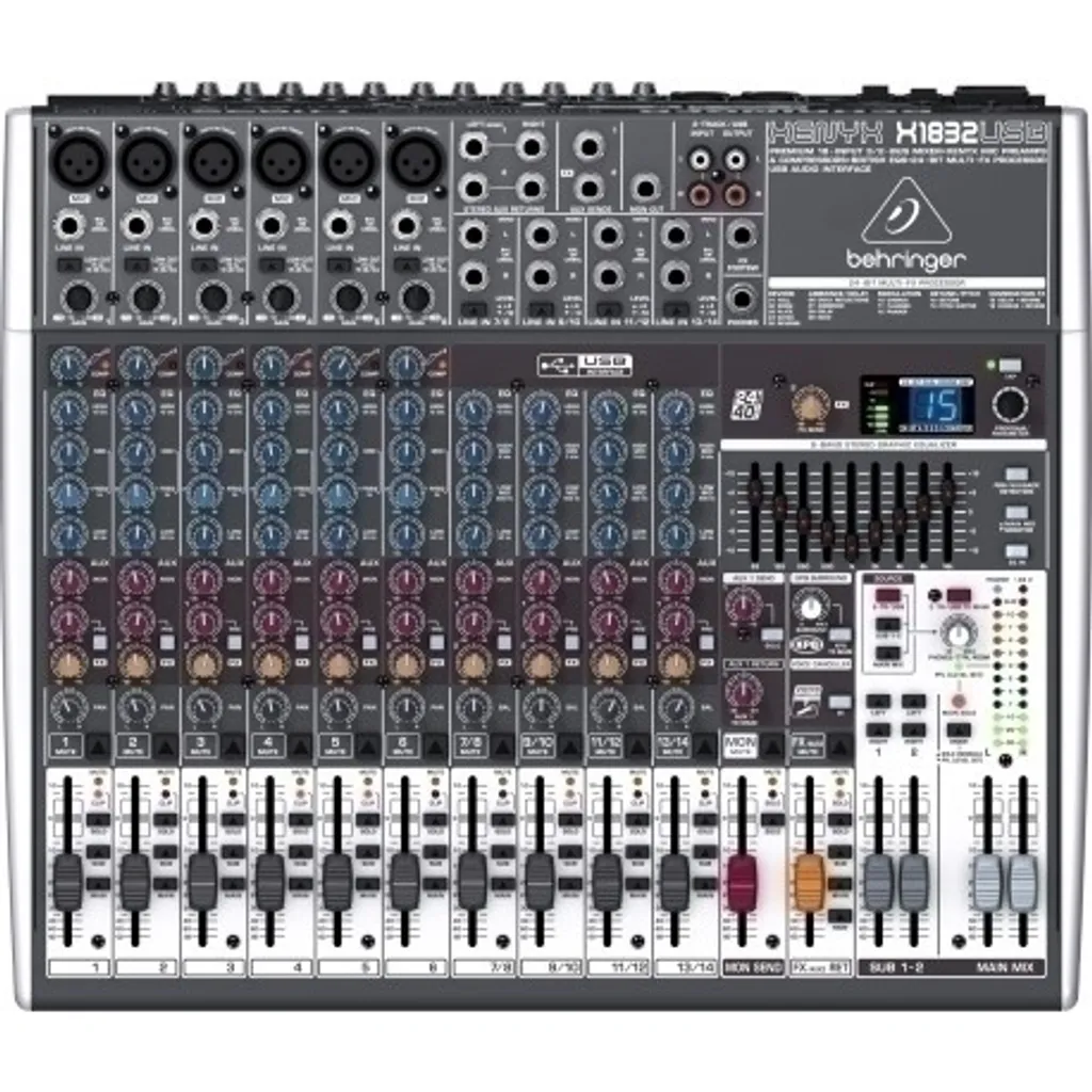 Table de Mixage USB 18 Entrées Behringer QX1832USB avec Effets Numériques