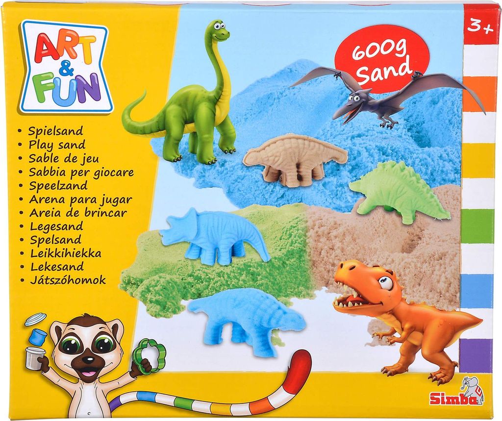 Art&Fun|Simba Art & Fun Spielsand Set Dinosaurier Produktbild 