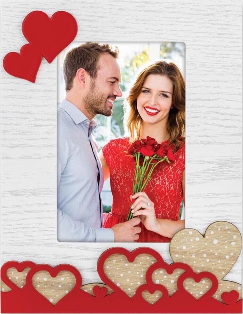 Holz Bilderrahmen rechteckig natur für 10x15 cm