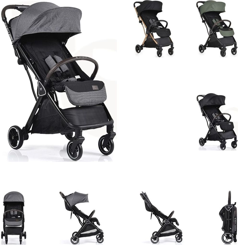 Cangaroo Wandelwagen Easy Fold Grey