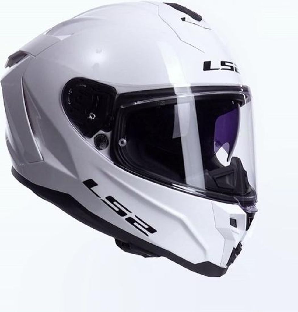 LS2 Integralhelm FF817 Challenger II Solid Weiß L