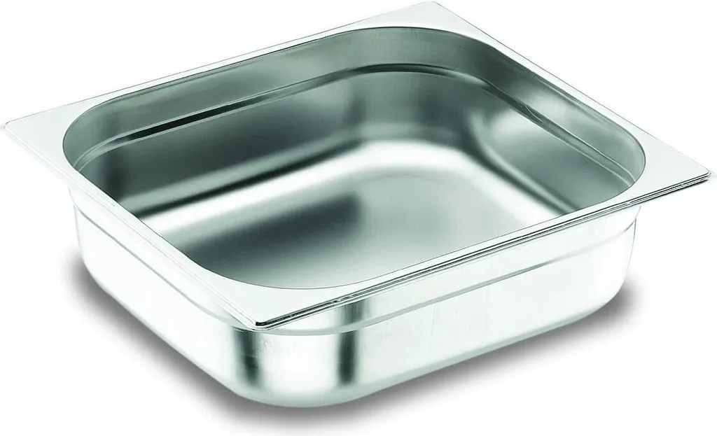 Teglia GN 2/3 Lacor Inox 20mm: Attrezzatura Professionale per Ristorazione