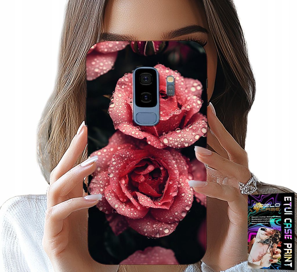 Fall Für Samsung Galaxy S9 Plus - Schöne Rosa Rosen, Florale Muster, Fall