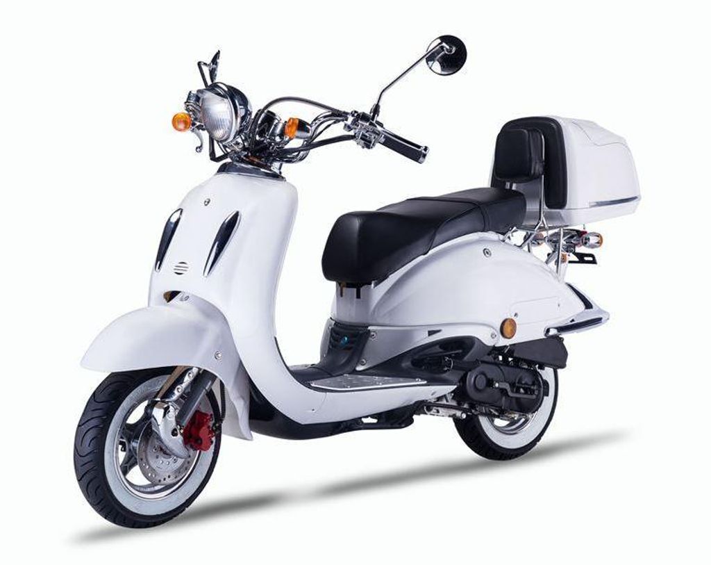 Motorroller Strada mit Top Case 50 ccm 45 km/h, Euro 5, Produktbild 