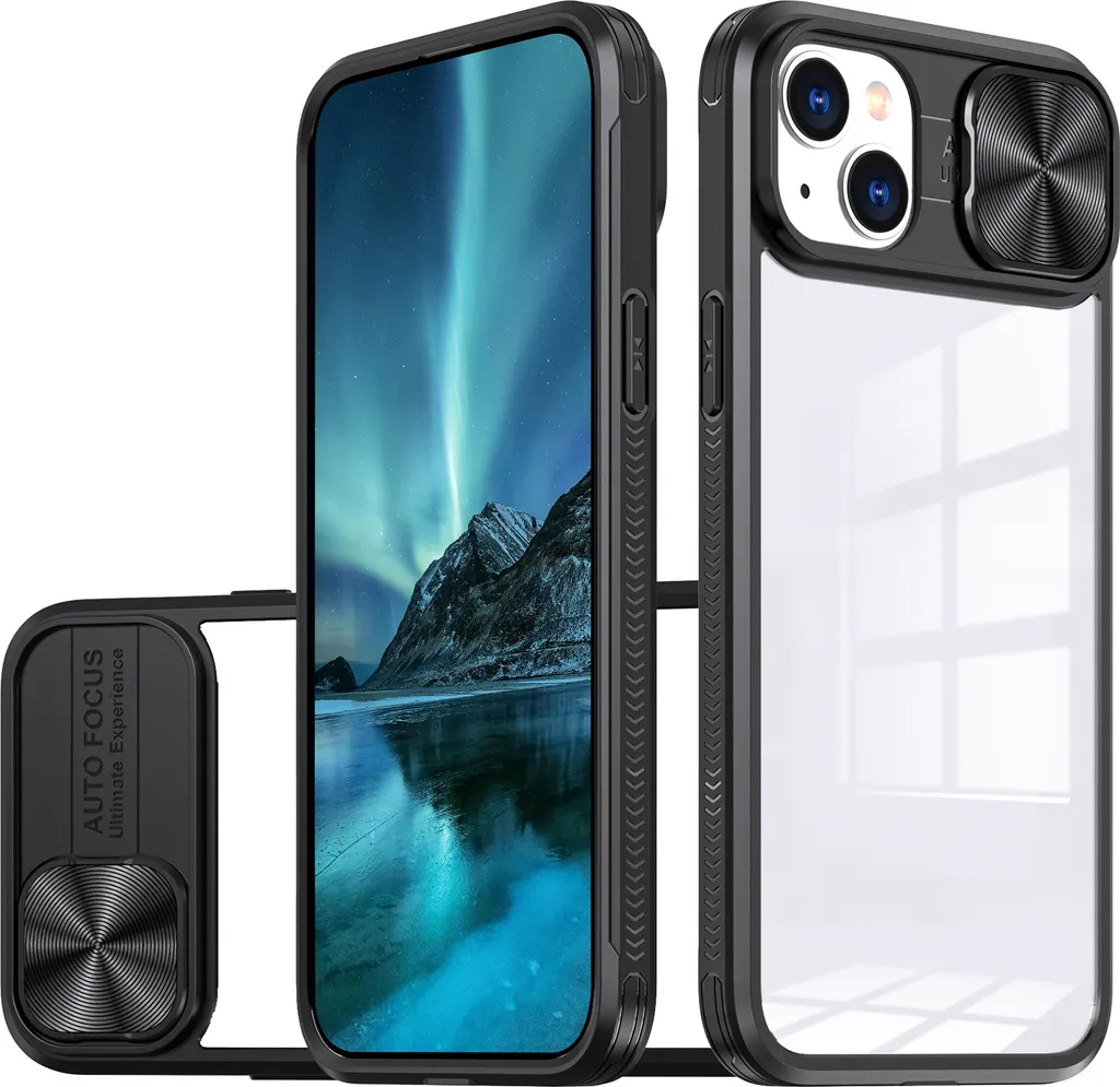Custodia iPhone 15 Plus Cool: Trasparente, Antiurto e Copri-Cam
