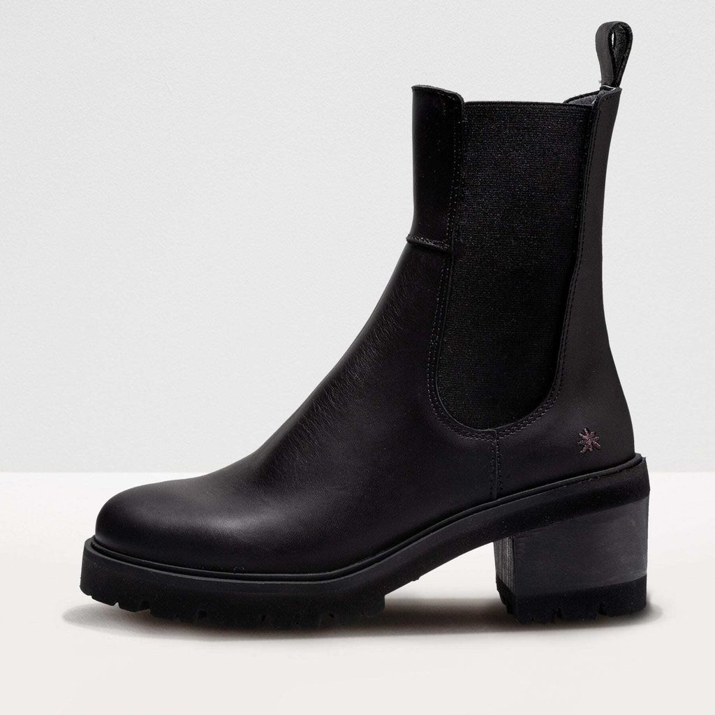 *art Schnürstiefel mit hoher absatz 1701 GRASS WAXED BLACK/ BRUGGE Farbe Black