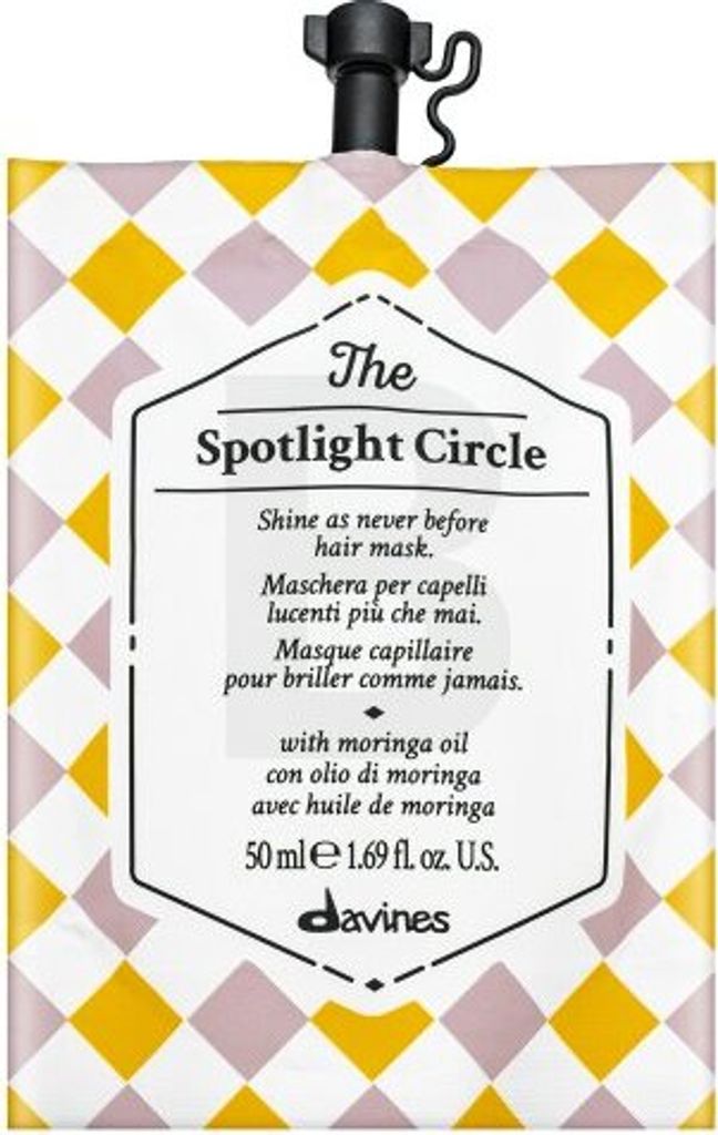 Davines The Spotlight Circle kräftigende Maske für Feinheit und Glanz des Haars 50 ml