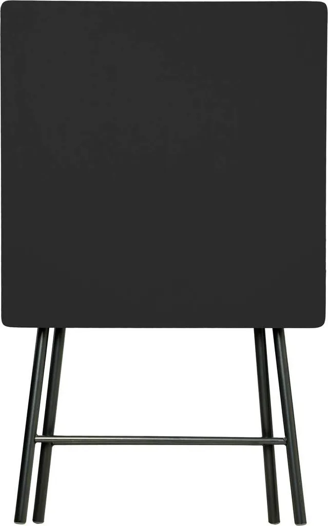 Table pliante compacte 60x60x75cm noire, la solution pour petits salons - 3