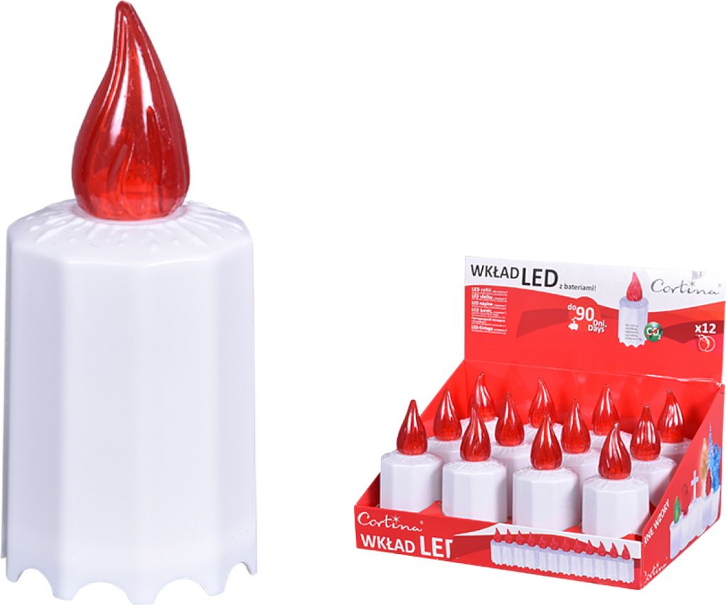 Cimetière Bougie LED MELIUS 90 jours Ø 5 x 11 cm Image du produit 