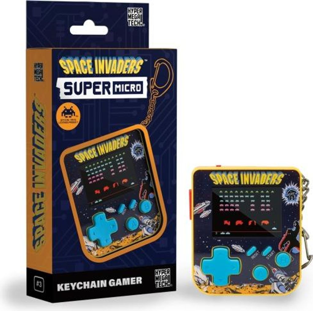 Super Micro Space Invaders Keychain Gamer