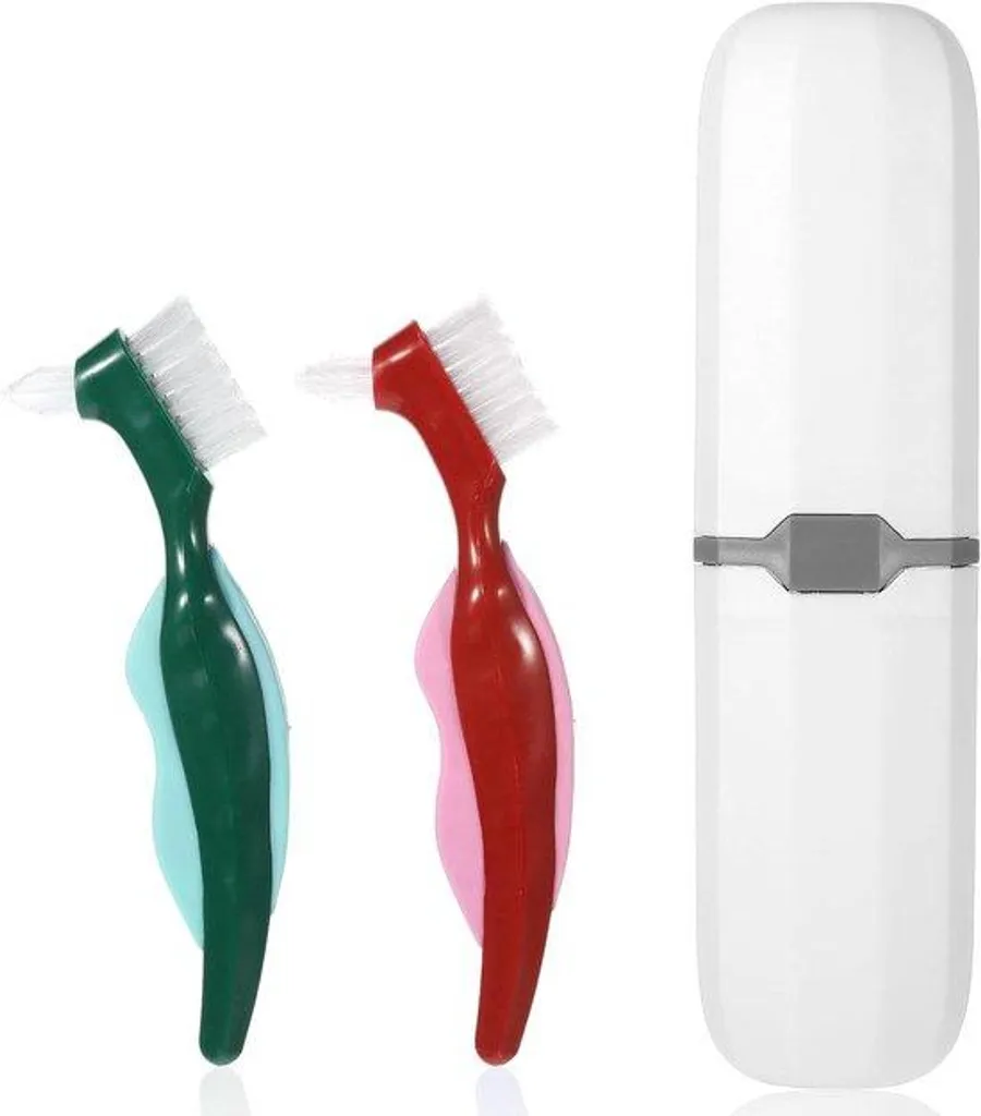 Brossette dentaire double face avec tête ergonomique pour bagues