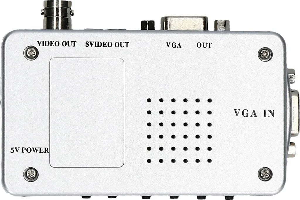 Convertisseur Vidéo VGA vers BNC S-Video Haute Résolution avec Menu OSD