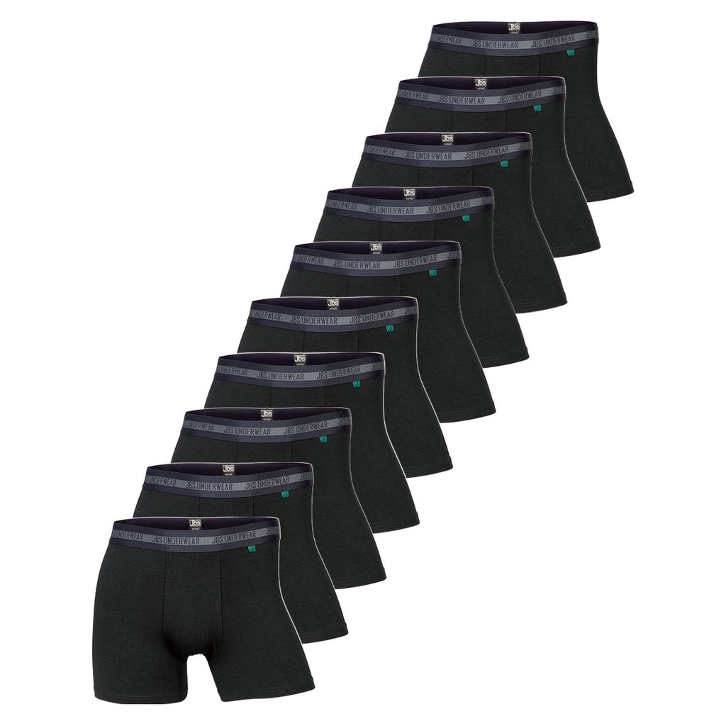 JBS 10er Pack Bamboo Long Short / Pant Mit etwas längerem Bein , Atmungsaktiv und bequem, Perfekte Passform