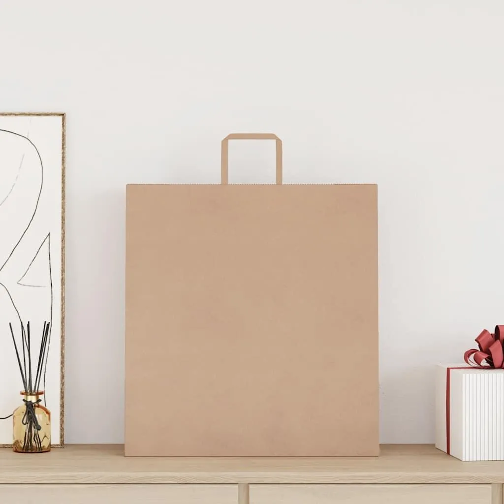 Buste Carta Eco-Friendly 45x17x48 cm - vidaXL 250 Sacchetti Marroni