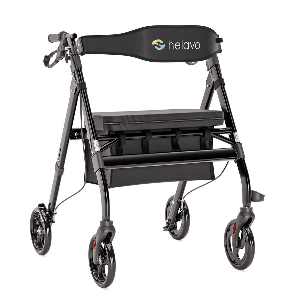 Helavo XXL Rollator extra breit, faltbarer, mit Produktbild 