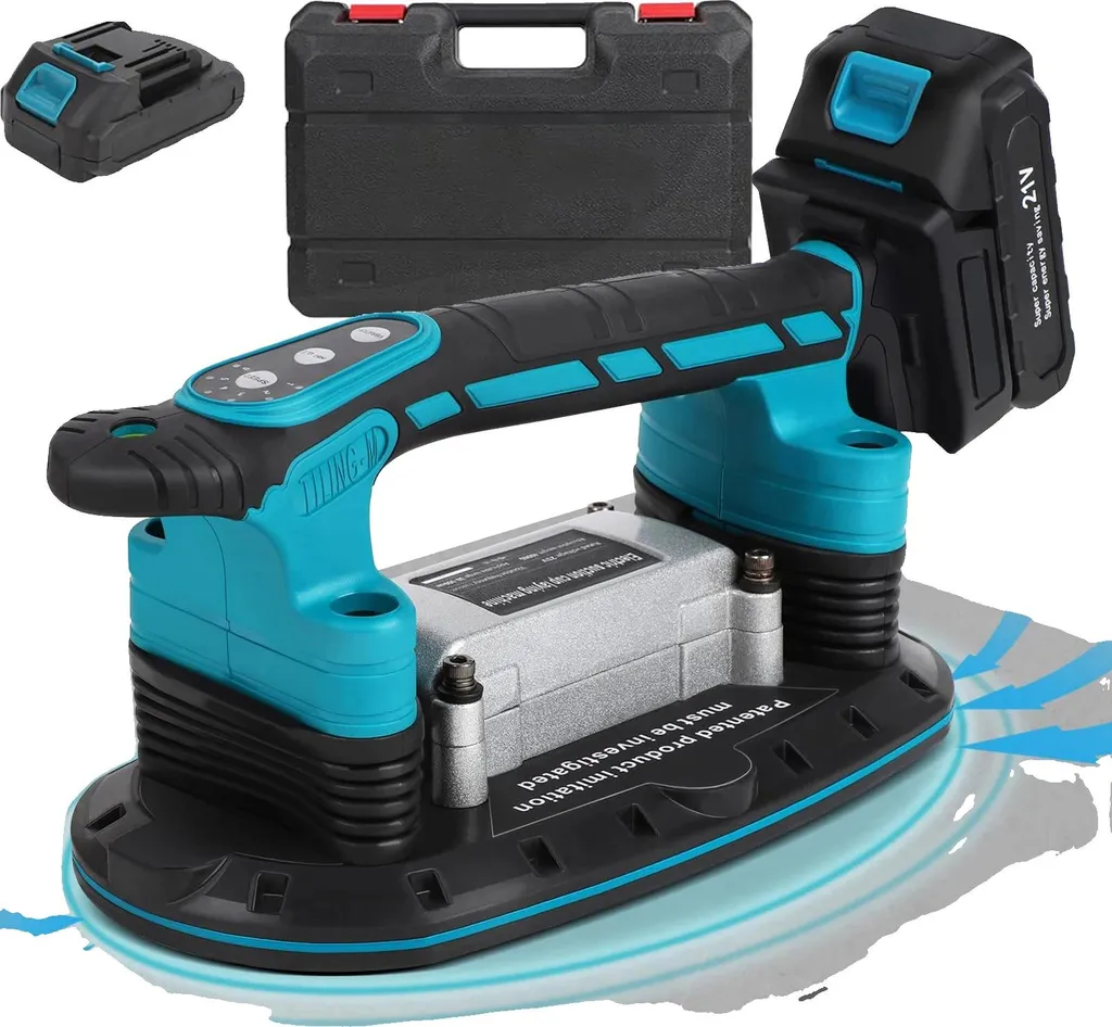 Machine à poser le carrelage sans effort 21V avec ventouse forte charge