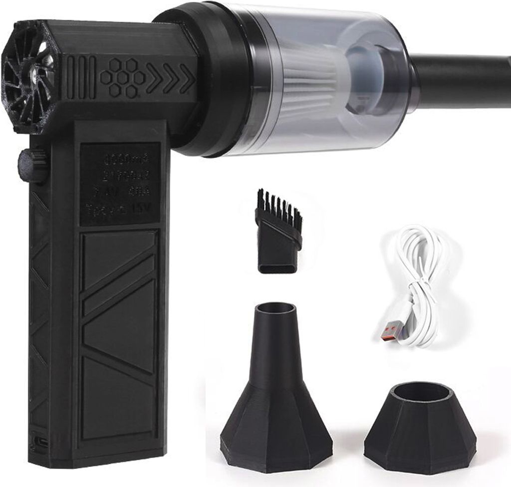 Outdoor Cordless 130000RPM Handheld Fan Compact High Power Produktbild 