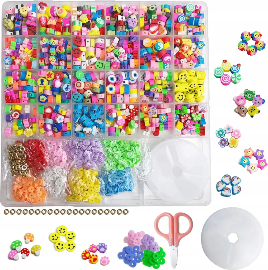 Coffret de perles pour créer ses propres bracelets et colliers tendance
