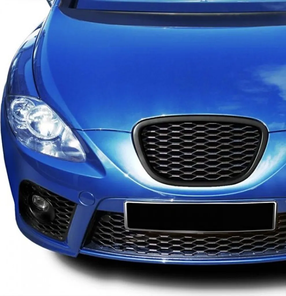 Grille avant nid d'abeille noire de rechange Seat Altea 5P