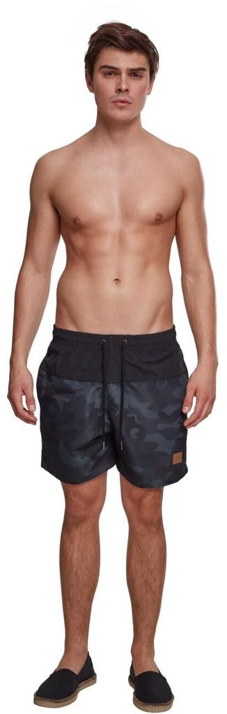 Urban Classics Herren Block Swim Shorts – Badeshorts mit Produktbild 
