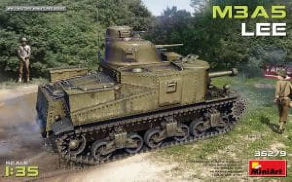 Maquette Char Américain M3A5 Lee MiniArt 1:35 pour Modélisme Militaire