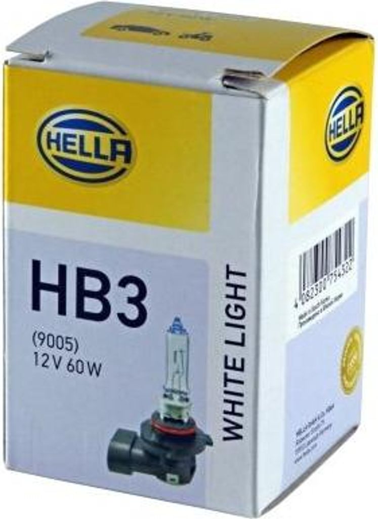 HELLA 8GH 223 498-161 Fernlichtlampe OE kompatibel mit Alf. 166, Alf. GTV, Spider, A8 4D, 3er E36, 5er E39, 7er E38, X5, Z3er E36, Z8er E52, Alero...