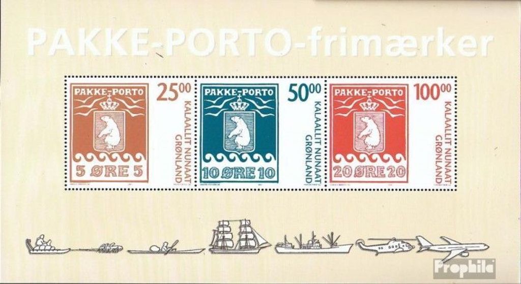 Briefmarken Dänemark - Grönland 2007 Mi Block38 (kompl.Ausg.) postfrisch Grönländische Briefmarken