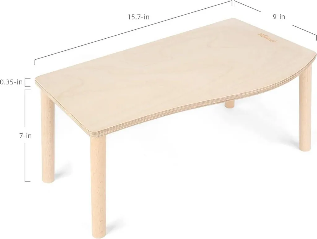 Plateforme Hamster Wave Design en Bois Massif avec Pieds de Soutien Fixes - 4