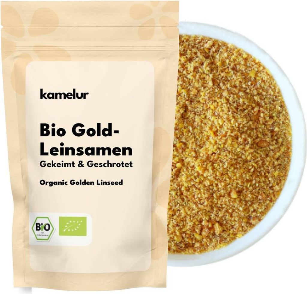 Kamelur Bio Goldleinsamen gekeimt & geschrotet 2,5 kg