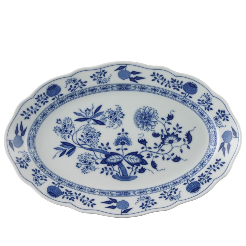 Hutschenreuther Platte 35 cm Blau Zwiebelmuster 02001-720002-12735