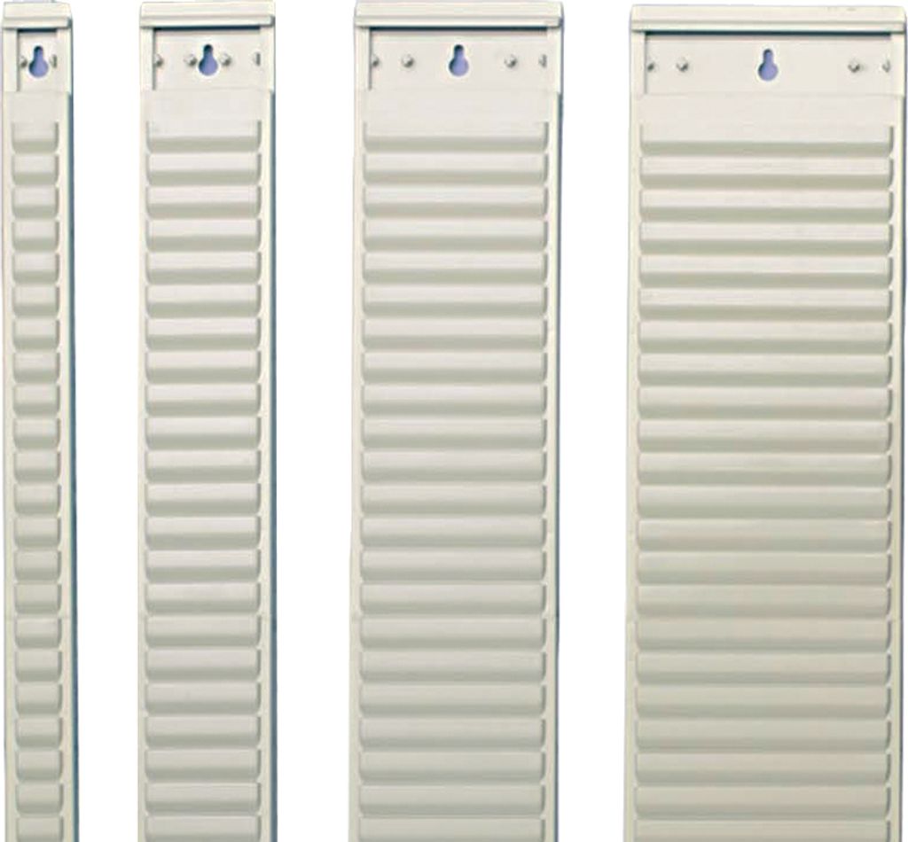 nobo T Kartenträger für Kartengröße 4 mit 32 Schlitzen 128 mm x 660 mm 1 Stück