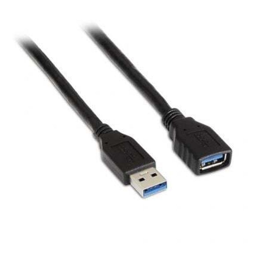 AISENS A105-0041 - USB 3 Verlängerungskabel (1 m, geeignet für externe Gehäuse, Spielekonsolen, Digitalkameras, Webcam, Drucker und Maus) Farbe ...