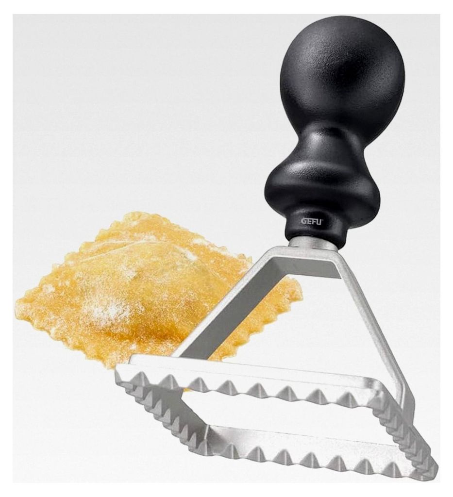 Ravioliausstecher LIGURI eckig | Antihaft-Ausstecher für Pasta, Gebäck und Maultaschen | Ergonomisch und leicht zu reinigen