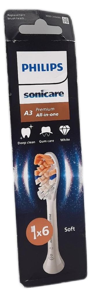 Philips HX9096/87, 6 kusov, Biela, 3 mesiace, Mäkké, 62000 Obrázok produktu 