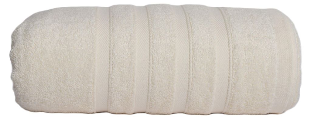 Saunatuch 70x200 cm Baumwolle Weich Soft Frottee Unifarben Saugfähig Saunatücher, Farbe:natur