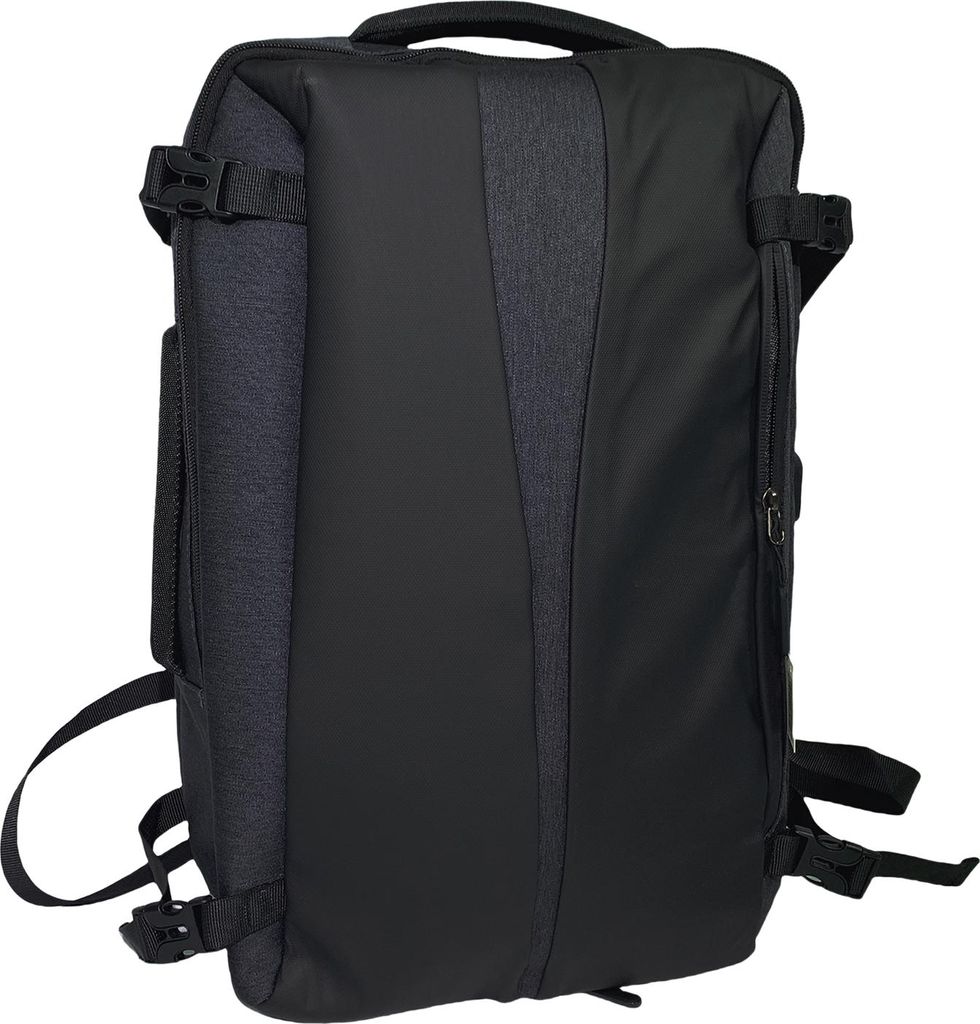 Business-Rucksack u. Tragetasche in einem Stylisch, funktional und kompakt