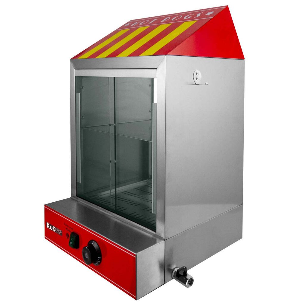 Elektrischer Hot Dog Wagen Stand Speisenwärmer Produktbild 3