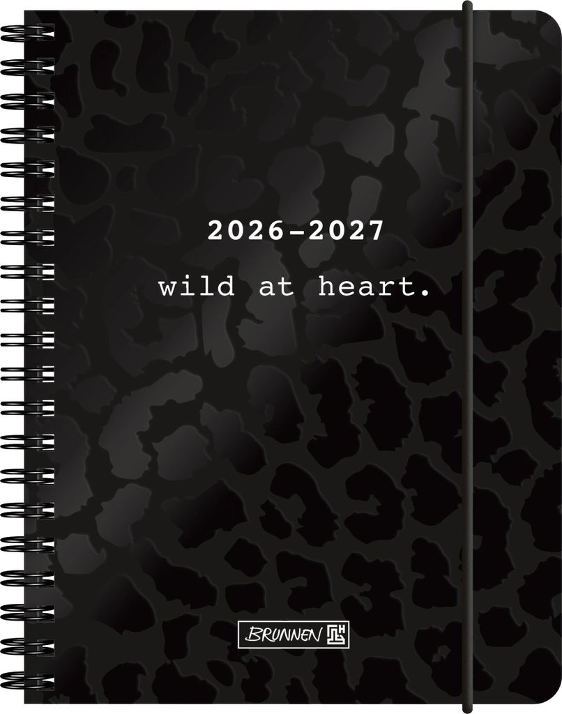 Calendario scolastico 2026/2027 "BLACK" | A6, carta Immagine del prodotto 