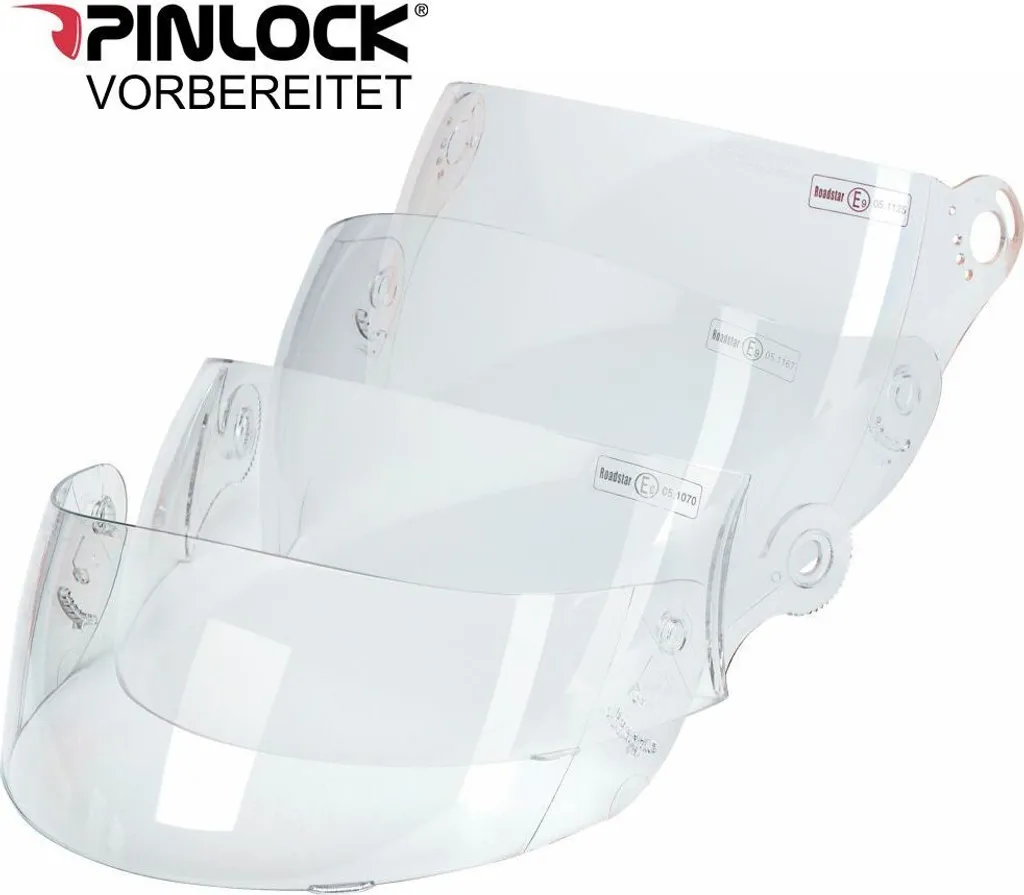 Visière Germot GM 330 Anti-buée et Anti-rayures Transparente