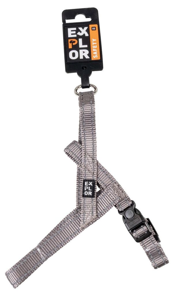 Duvo+ Geschirr Chest Safety grau, Größe: XS