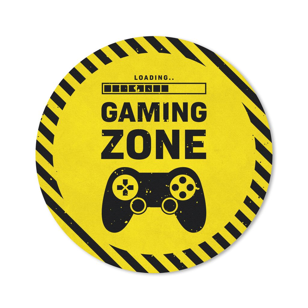 MuchoWow Gaming Mauspad Mousepad Spiele - Zitate - Controller - Spielzone - Spiel 40x40 cm - Mousepads - Maus Mat - Pad - Mausunterlage - Schreib...