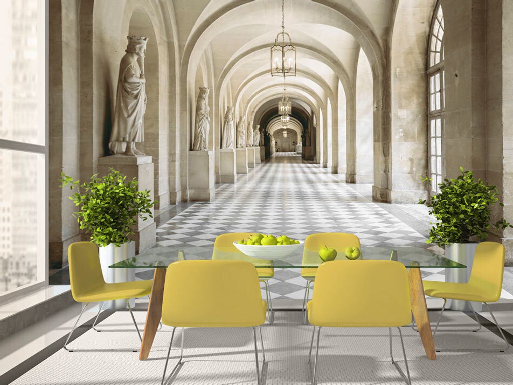 Vlies Fototapete 400x280 cm Tapeten Wandtapete XXL Architektur Skulptur d-B-0038-a-b