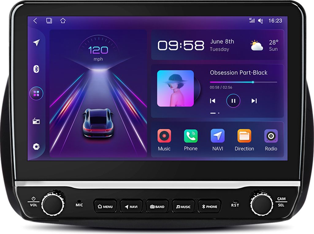 carplay 2+32G 10.1 zoll autoradio Für Mercedes Benz Smart 2016 android12 BT SWC GPS