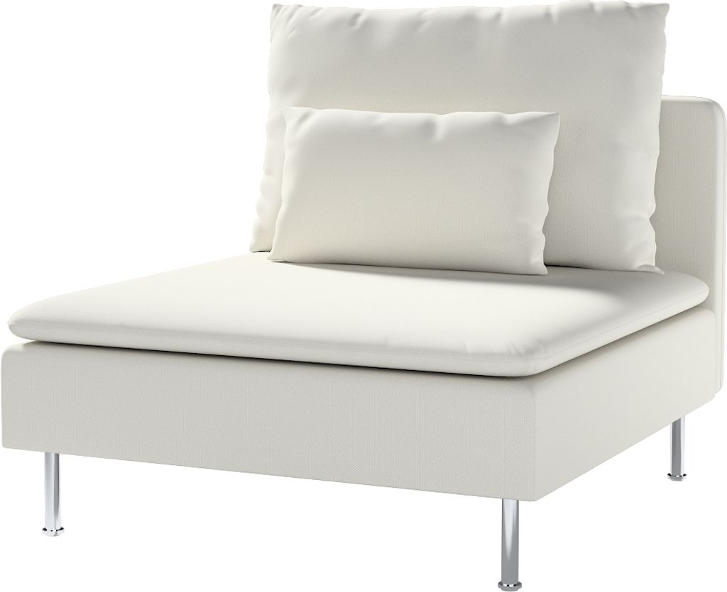 Dekoria Bezug für Söderhamn Sitzelement 1, hellgrau, Bezug für Sitzelement 1