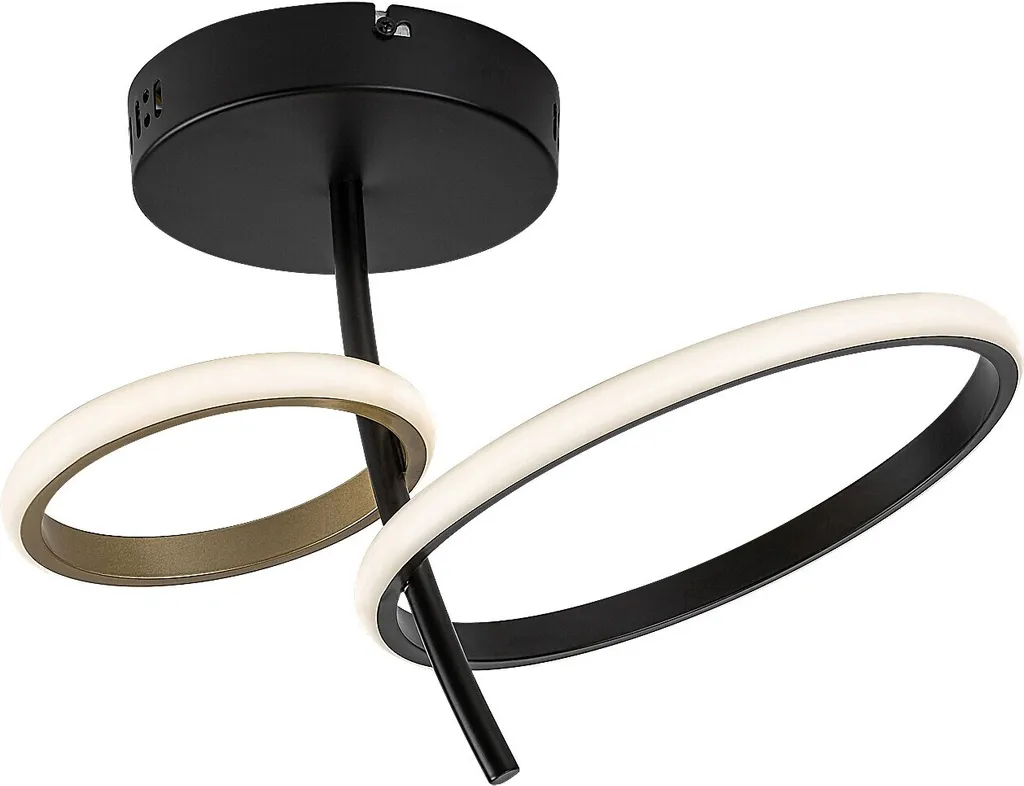Plafonnier LED 24W Noir 390mm : Finissez-en avec les Pièces Mal Éclairées