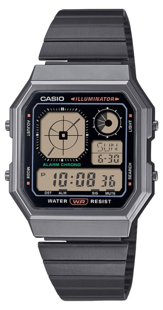 Casio Herren Armbanduhr A130WEGG-1AEF digital schwarz Produktbild 