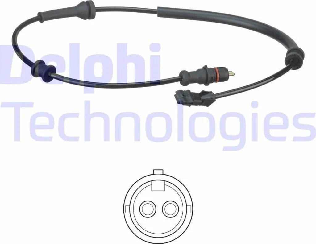 Capteur de Vitesse OE 8200001587 Delphi SS20588 Précision de Mesure ABS