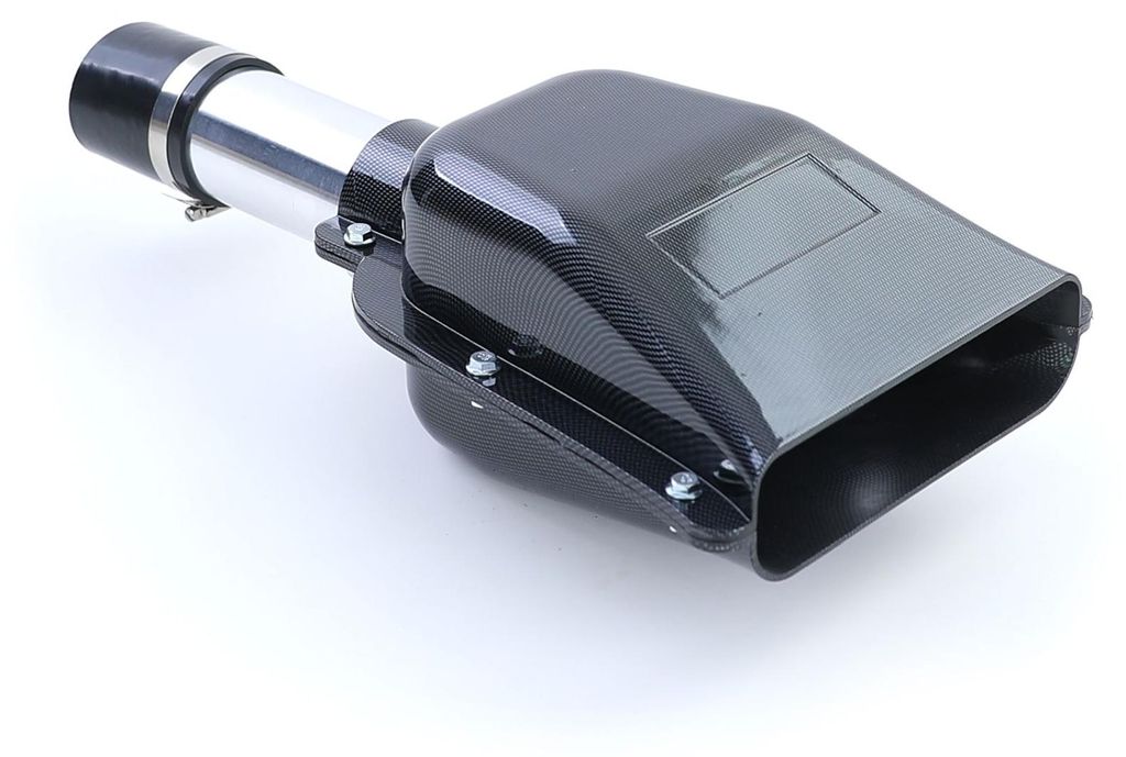 Für Peugeot 206 2.0 16V 1998- Air Intake Kit mit Sport Luftfilter Carbon Optik in der Farbe Carbon von Carparts-Online GmbH