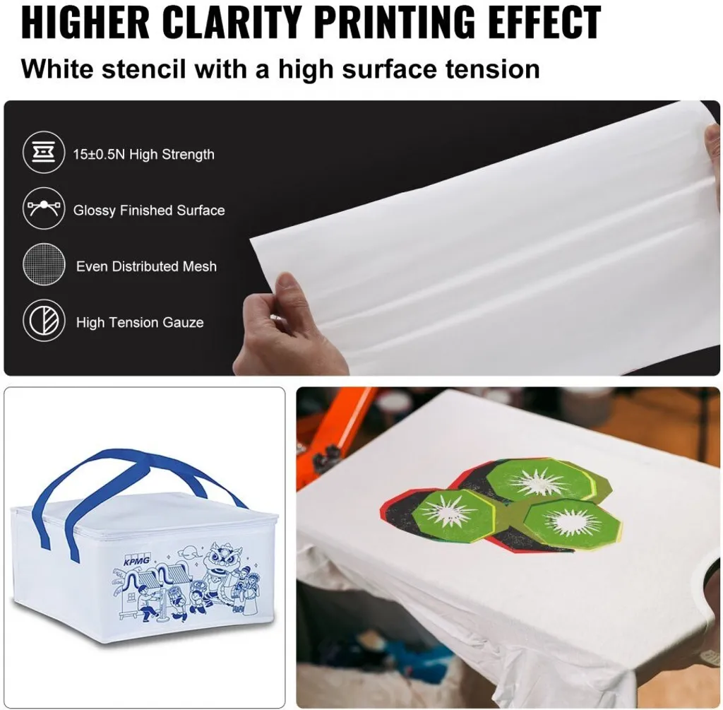 Cadre Sérigraphie Aluminium Anti-Déformation 355 Mesh 50x61cm - Lot de 4
