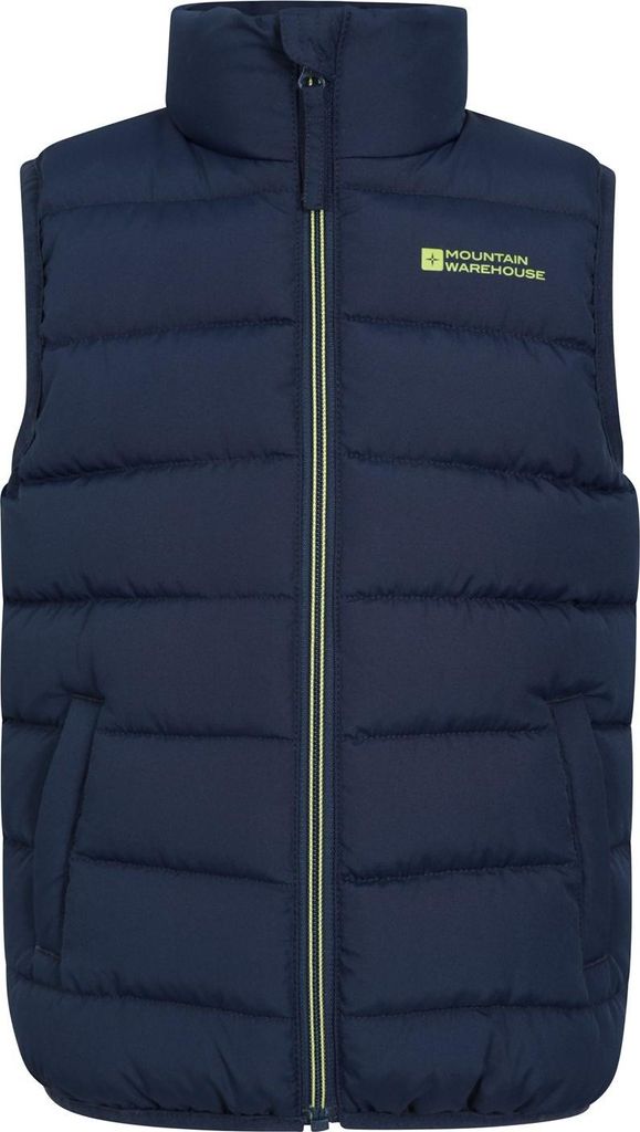 Mountain Warehouse - "Rocko" Weste Wattiert für Kinder MW1076 (98) (Dunkelblau)